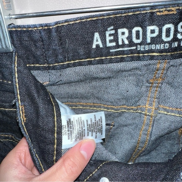 Aeropostale Men’s Straight Leg Washed Jeans - Picture 3 of 7
